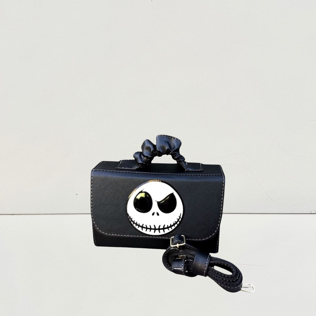 Bolso mini negro Jack Skellington carita