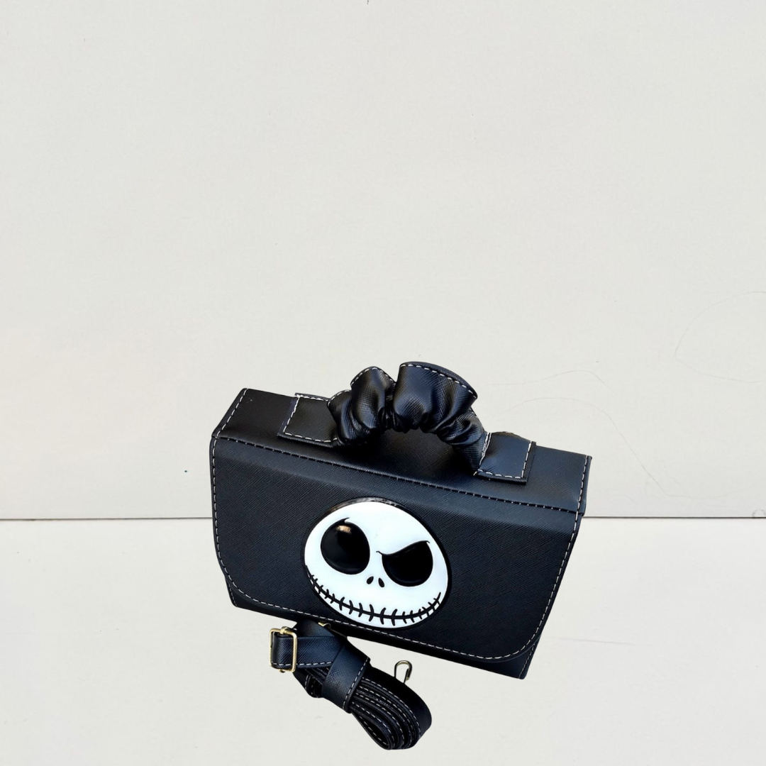 Bolso mini negro Jack Skellington carita