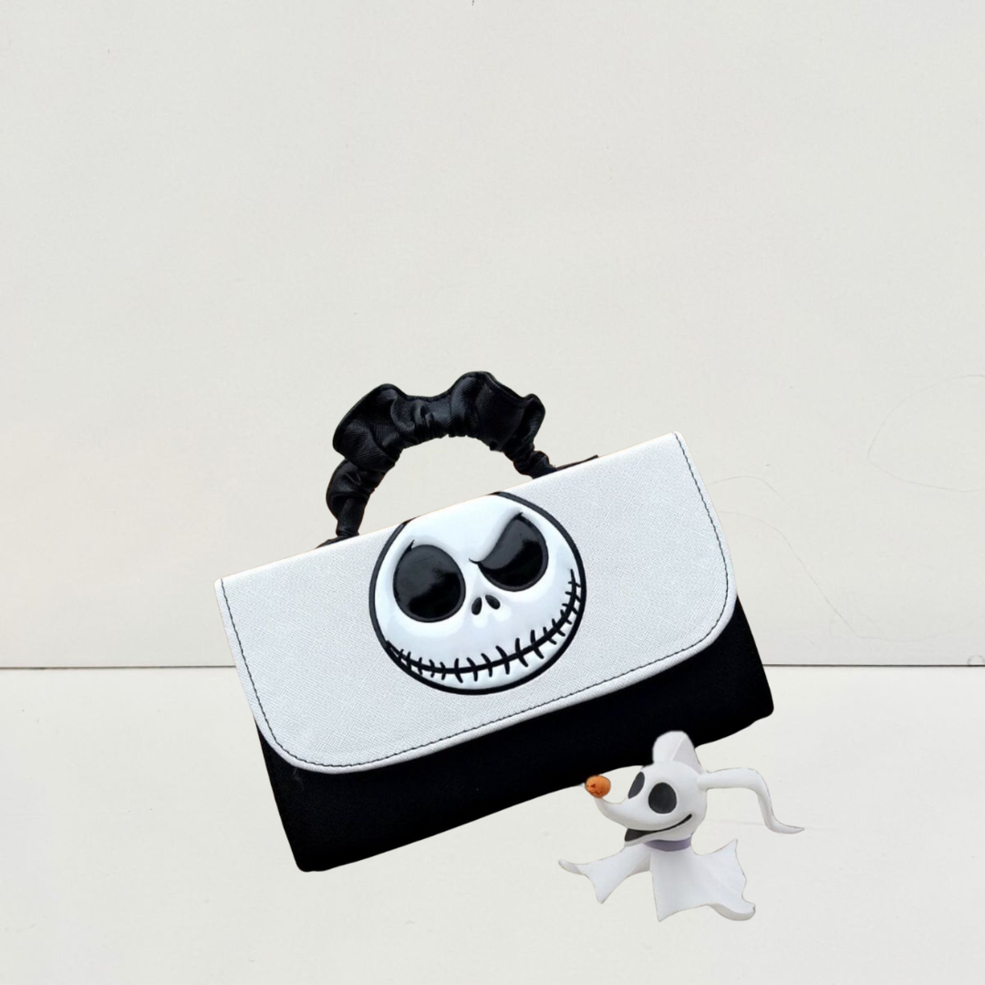 Bolso mini blanco Jack Skellington