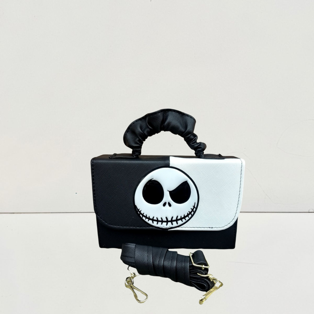 Bolso mini bicolor Jack Skellington