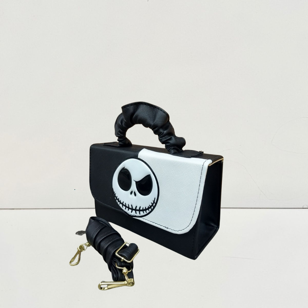 Bolso mini bicolor Jack Skellington