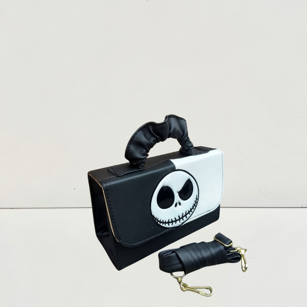 Bolso mini bicolor Jack Skellington
