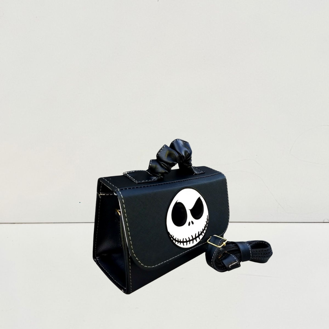 Bolso mini negro Jack Skellington carita
