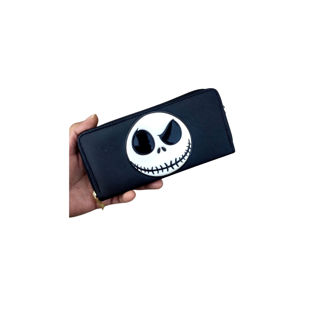 Cartera negra Jack Skellington con cierre