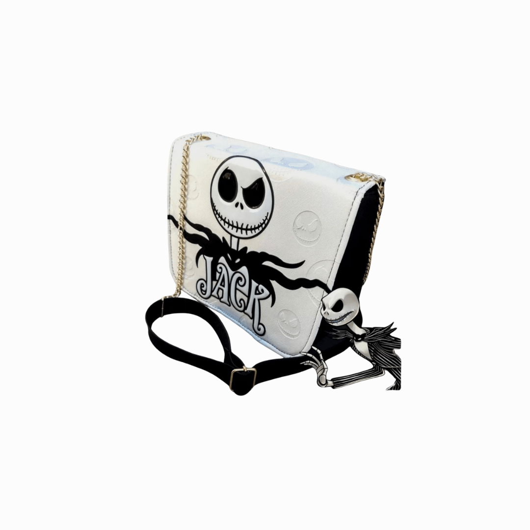 Bolso crossbody blanca salir Jack Skellington - Maurez Bags