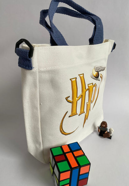 Bolso de tela Harry Potter HP dorado - Maurez Bags