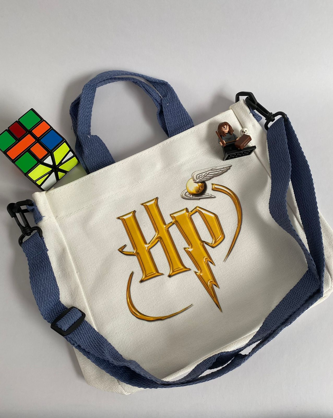 Bolso de tela Harry Potter HP dorado - Maurez Bags