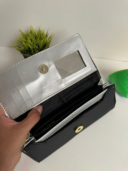 Cartera negra Harry Potter letras doradas - Maurez Bags
