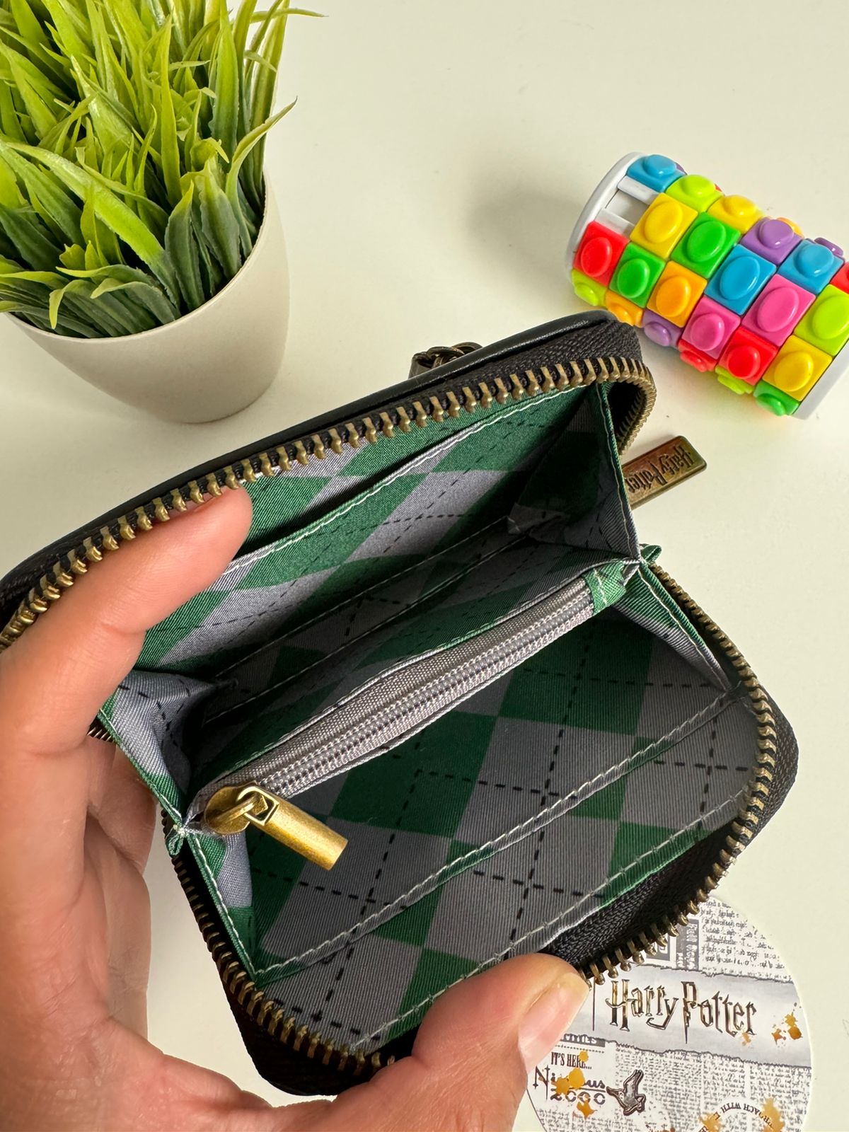 Cartera negra monedero casa - Maurez Bags