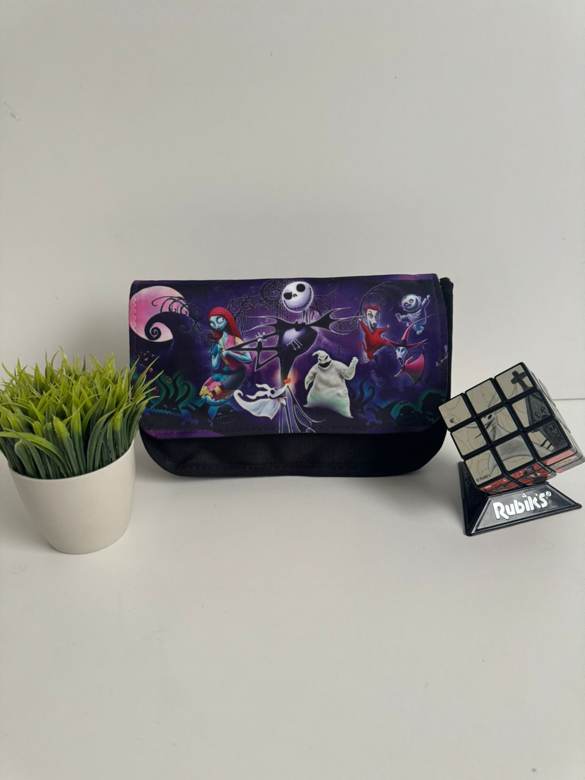 Cosmetiquera Jack Skellington tonos morados - Maurez Bags