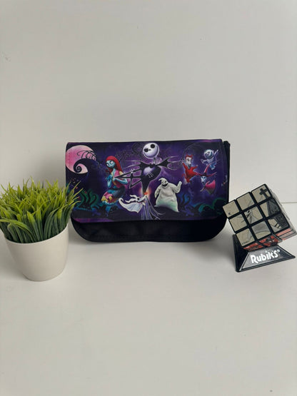 Cosmetiquera Jack Skellington tonos morados - Maurez Bags