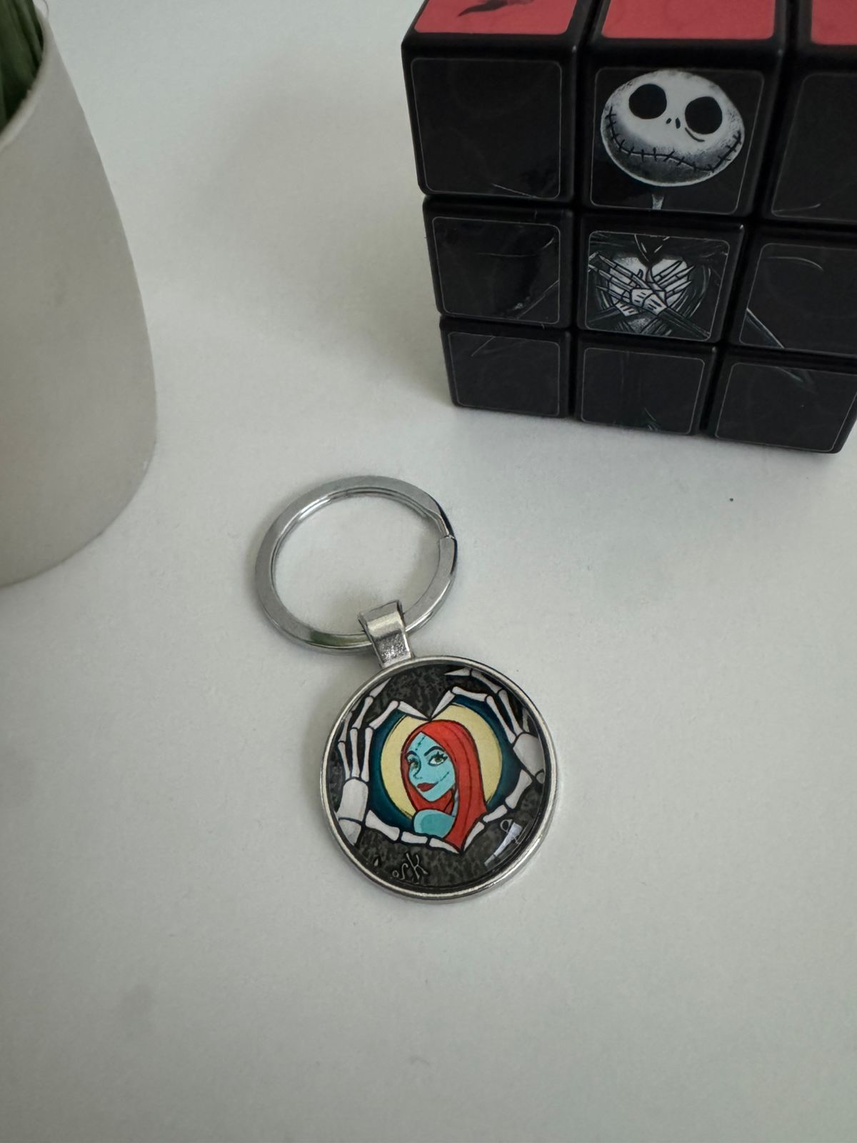 Llavero circular Jack Skellington Mod 012 - Maurez Bags