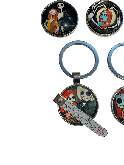 Llavero circular Jack Skellington Mod 017 - Maurez Bags
