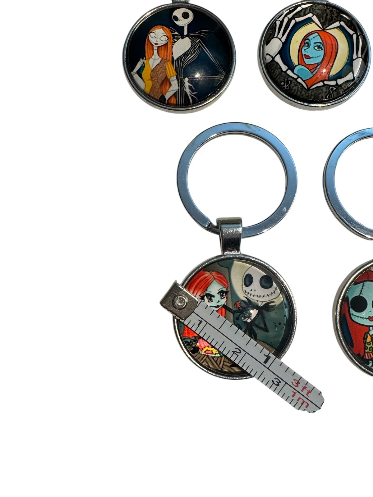 Llavero circular Jack Skellington Mod 023 - Maurez Bags