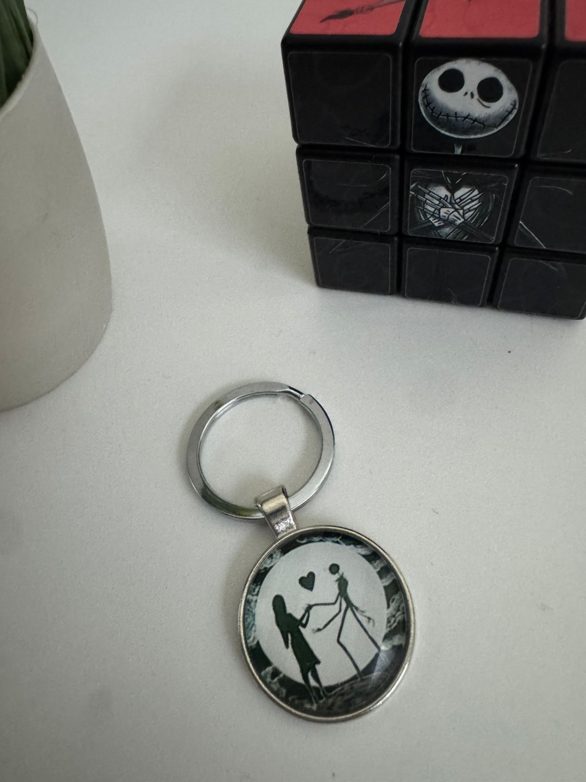 Llavero circular Jack Skellington Mod 023 - Maurez Bags